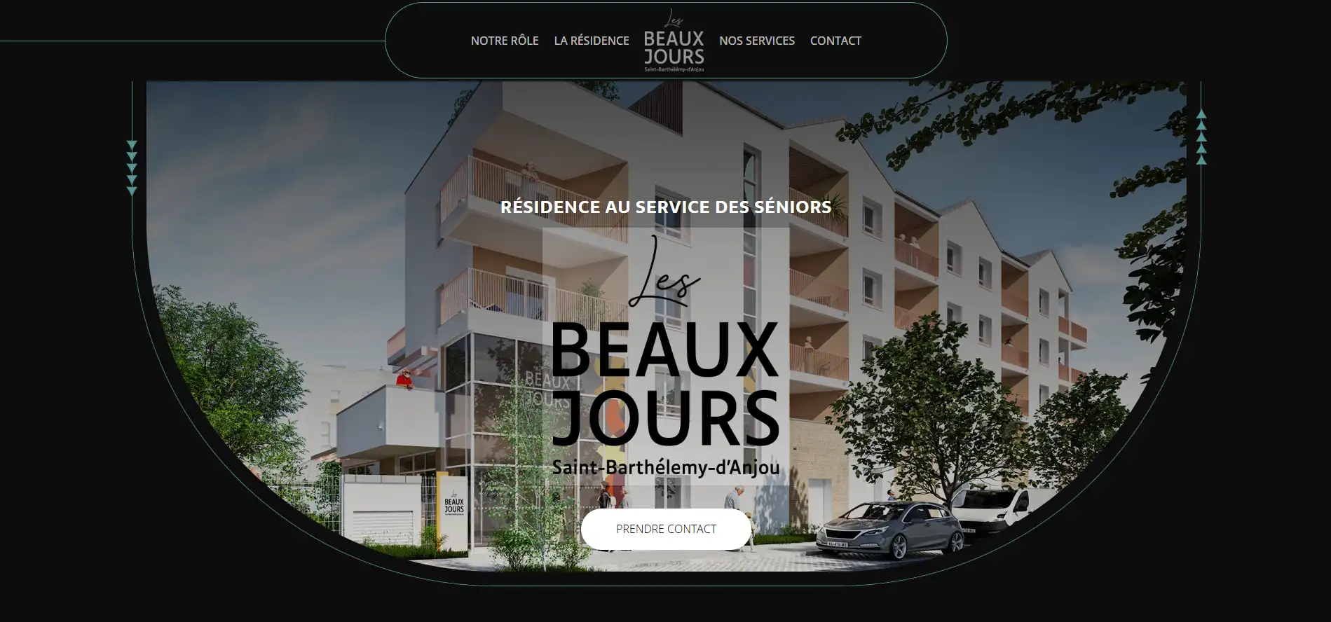 Site internet Kazalis Les beaux jours saint barthélemy d'anjou